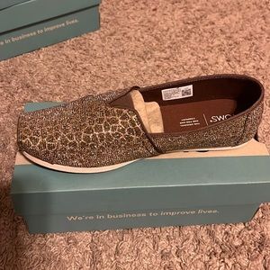 Bronze Animal Printed Glitter